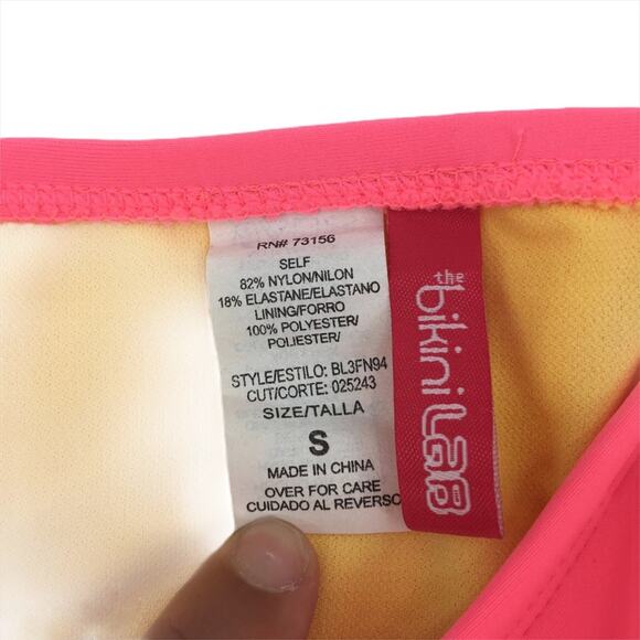 The Bikini Lab Pink Dip Dye Tassel Tie Swim Bottom - Picture 4 of 4